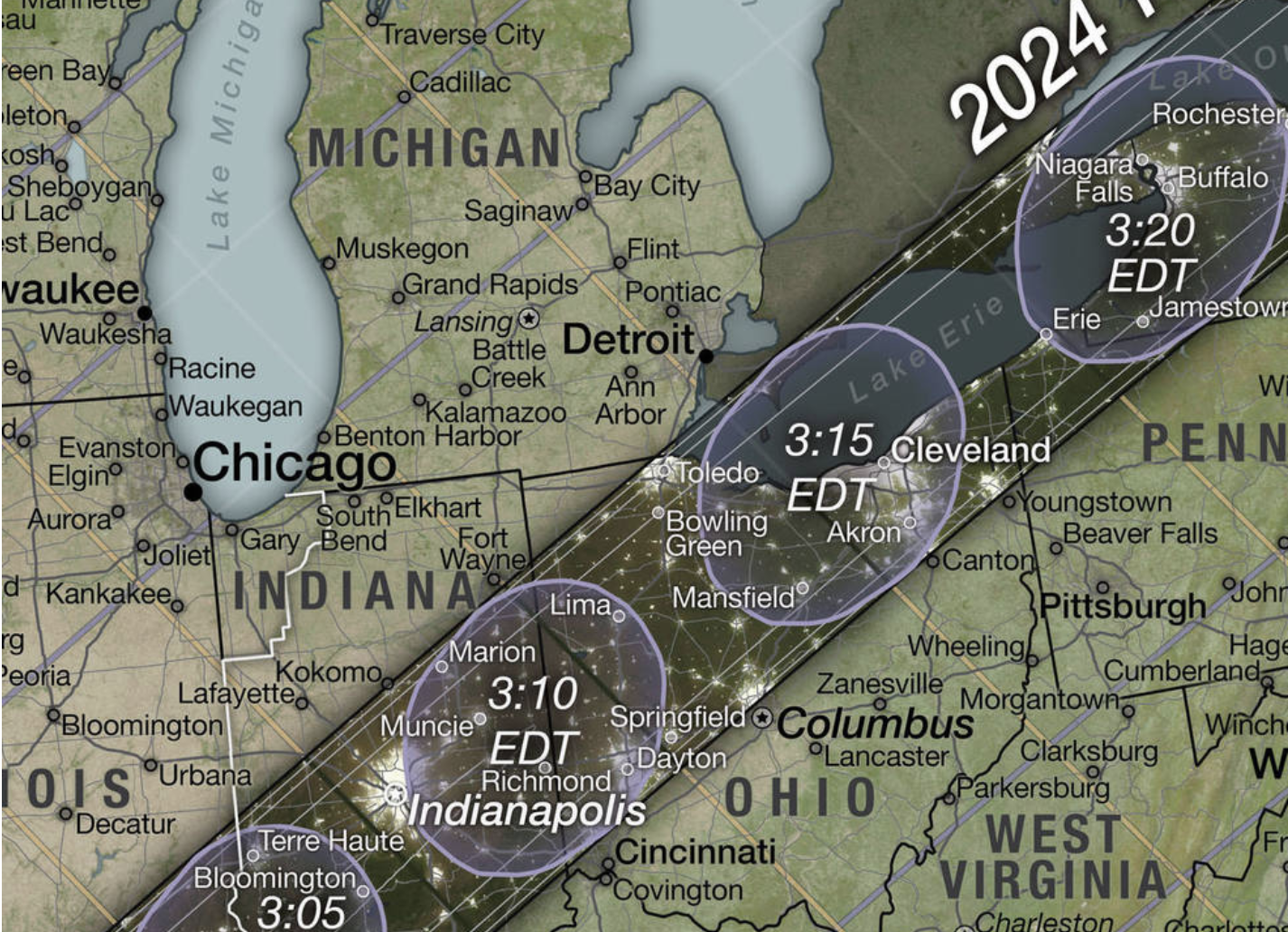 You are currently viewing Travel to these places to see the total solar eclipse in April 2024