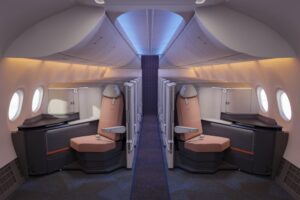 Read more about the article Flydubai unveils innovative new narrow-body business-class cabin