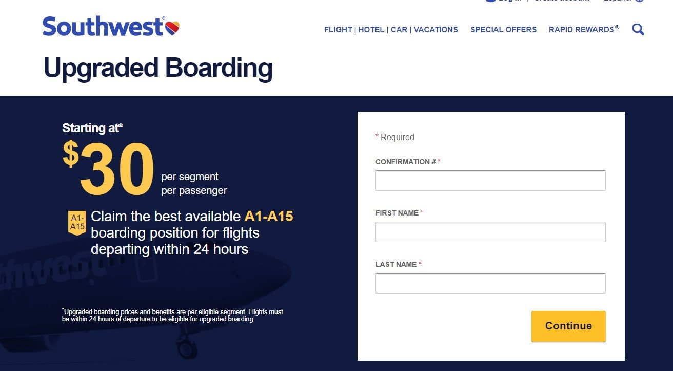 You are currently viewing Southwest Airlines now charging up to $80 for upgraded boarding